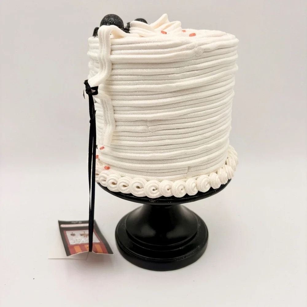 Sweet Treats Halloween Summerween Mummy Faux Cake Decoration Pedestal Stand